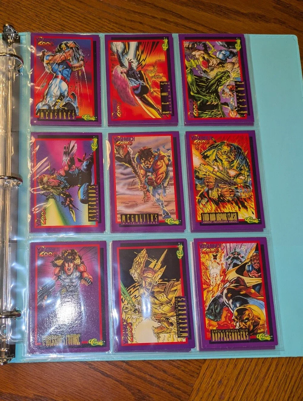 DC Comics 100 Card Binder 🔥 Superheroes & Villains Trading Card Collection Lot